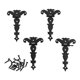 thumbnail image 2 of 4PCS Zinc Alloy Antique T Hinges for Cabinets Wooden Boxes Vintage Style, 2 of 11
