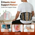 thumbnail image 3 of Cordless Heating Pad with Massager for Back, 3 Heat & 3 Massage Modes, Portable Lower Back Massager with Timer, Dual-Sided Heat for Back & Abdomen, 2000mAh, 3 of 13