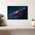 thumbnail image 2 of Elephant Stock Stars In Milky Way Wall Art - Horizontal Canvas Wall Art - Living Room Wall Decor - Astronomy & Space Canvas - Blue And Orange Decor - 12" x 8", 2 of 8