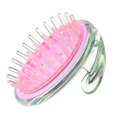 thumbnail image 1 of 3 paquetes, cepillo de champú masajeador del cuero cabelludo con cerdas de silicona suaves y flexibles para el cuidado del cabello y relajación de la cabeza, depurador/exfoliante ergonómico del cuero cabelludo para eliminar la caspa JM, 1 of 5