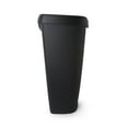 thumbnail image 3 of Umbra 13 gal Brim Plastic Step Soft Close Lid Kitchen Trash Can, Black, 3 of 16