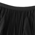thumbnail image 3 of Women High Waisted Ruffled Mesh Skirt Polyester Mid Length Pleated, 3 of 4