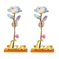 thumbnail image 3 of Aqestyerly Colorful Galaxy Artificial Rose Flower Gift Valentine's Christmas, 3 of 9