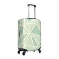 thumbnail image 4 of Multi-Size Suitcase Protective Cover Full Range Double Stitching Invisible Zipper For Travel Business Palegreen Geometric Lines_1 Small, 4 of 8