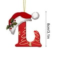 yulier Christmas Initial Ornaments, Personalized DIY 26 Letters