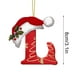 thumbnail image 3 of 26 Letters Christmas Tree Decoration Pendant Christmas Tree Ornaments Personalized DIY Christmas Ornaments Christmas Decoration Xmas Tree Hanging Decor, 3 of 5