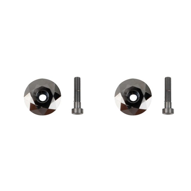 Sonducket Cubierta de rodamiento CNC para bicicleta, cubiertas de cuenco, tapas superiores de vástago de bicicleta, pieza de tubo de auricular de Plata 2piezas Sonducket CBP384123
