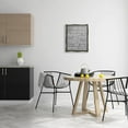 thumbnail image 2 of Kitchen Rules Rustic Grey List Typography Graphic Art Luster Gray Framed Art Print Wall Art, 2 of 6