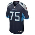 thumbnail image 2 of Men's Nike Dan Moore Jr.  Navy Tennessee Titans Team Game Jersey, 2 of 6