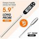 thumbnail image 3 of Kitchen Thermometer, Digital Digital Thermometer with Long Probe, Instant Read Cooking Thermometer, Meat Thermometer, 3 of 4