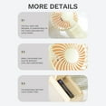 thumbnail image 2 of COOLHOOD AM4 Battery Operated Powerful Handheld Fan Portable Small Lightweight Makeup Fan for Girl Women Adults Indoor Outdoor, 2 of 3