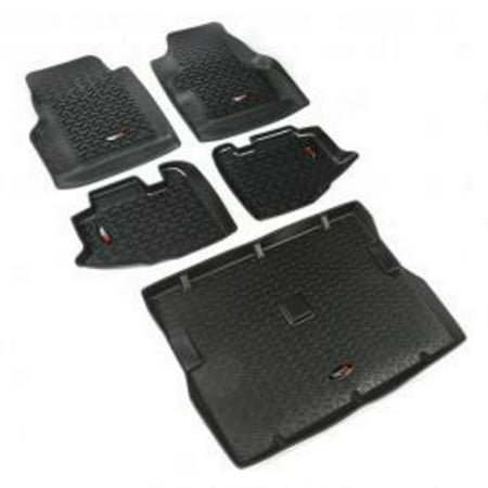 Rugged Ridge All Terrain Floor Liner Kit Black 12988 10