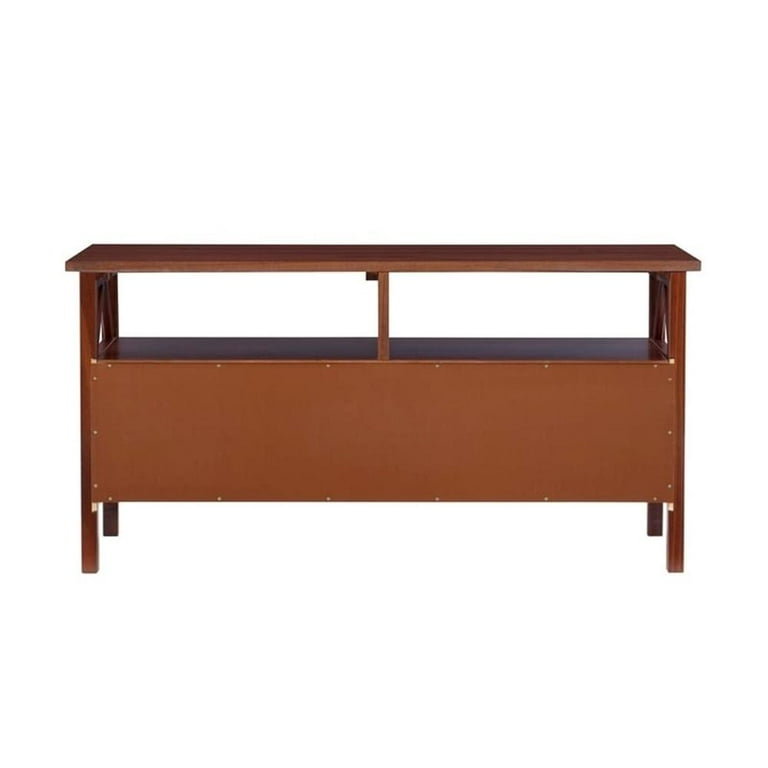 Riverbay Furniture Traditional Wood TV Stand for TVs up to 44
