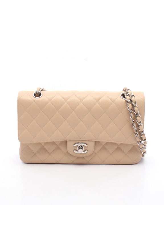 Pre-Owned Chanel Matelass Double Flap Shoulder Bag/Handbag, Caviar Leather (Grained...