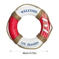 thumbnail image 2 of Decoration Foam Swim Life Ring 16 Inch Lightweight With Rope For Pool Lake River Seaside, 2 of 4