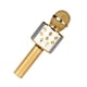 thumbnail image 2 of Micrófono de mano inalámbrico compatible con Bluetooth WS858 Micrófono Bluetooth portátil Inglés Dorado Nikou, 2 of 13