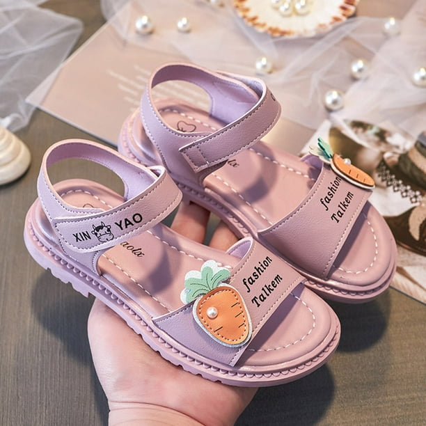 Little girl shop sandals walmart