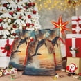 thumbnail image 6 of Naloa Sailing Dancing Dolphin Drawstring Christmas Bags, 3D Xmas Gift Bags, Christmas Wrapping Bags, Xmas Goodie Bags, Treat Pouch Bags, Party Favor Bags-Medium, 6 of 9