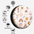 thumbnail image 4 of Motif Dessiné à la Main Boho Motif Polyester Universel Roue de Rechange Housses de Roues pour Remorque RV SUV Camion Campeur, 4 of 5