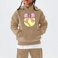 thumbnail image 5 of CPNG Girls Oversized Hoodie Softball Bow Printed Long Sleeve Hooded Pullover Sweatshirt Comfort Loose Casual Hoodie Sweatshirt Tops, 5 of 5