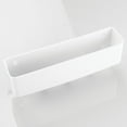 thumbnail image 5 of mDesign Plastic Wall Mounted Mail Organizer and Key Holder with 5 Hooks - White, 5 of 6