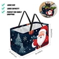 thumbnail image 2 of Santa Claus Large Capacity Reusable Foldable Beach Bag | Oxford Cloth Beach Bag, Laundry Organizer, and Decorative Box, 2 of 7