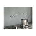 thumbnail image 4 of Elegant Lighting Gabriel Wall Mounted Pot Filler In Brushed Nickel, 4 of 6