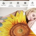 thumbnail image 3 of ONETECH Mom Blanket, Mom Birthday Gifts,Christmas, Blanket for Mom from Daughter, Flannel Soft Warm Cozy Sunflowers Love Letter Printed Throw Mother Blanket, 3 of 6