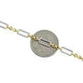 thumbnail image 6 of 10K Yellow Gold Round Diamond Infinity Link Statement 5mm Pave Bracelet 1/5 CT., 6 of 7