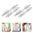 thumbnail image 4 of Weiweiguan 4pcs Segmented Binders Loose Leaf Binders Creative Scrapbook Clips for Office, 4 of 6
