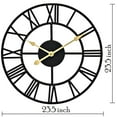 thumbnail image 2 of Sorbus 23" Quartz Battery Powered Wall Clock, Roman Numeral, 2 of 7
