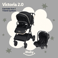 thumbnail image 2 of Carriola Travel System Mango Reversible IBaby Victoria BLGD negro, 2 of 10