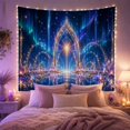 thumbnail image 2 of Fantastical Dominated by With Deep Blue Purple Tones, Mystical Fantasy for Space Lovers, Galaxy Room Decor, Housewarming Gift, Tapestry Wall Hanging for Bedroom and Dorm, 2 of 7