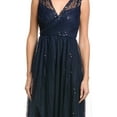 thumbnail image 3 of Theia womens  Kiana Beaded Gown, 16, Blue, 3 of 4
