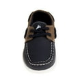 thumbnail image 5 of Sail Post Toddler Boys Lace-up Boat Shoes - Navy, 12, 5 of 7