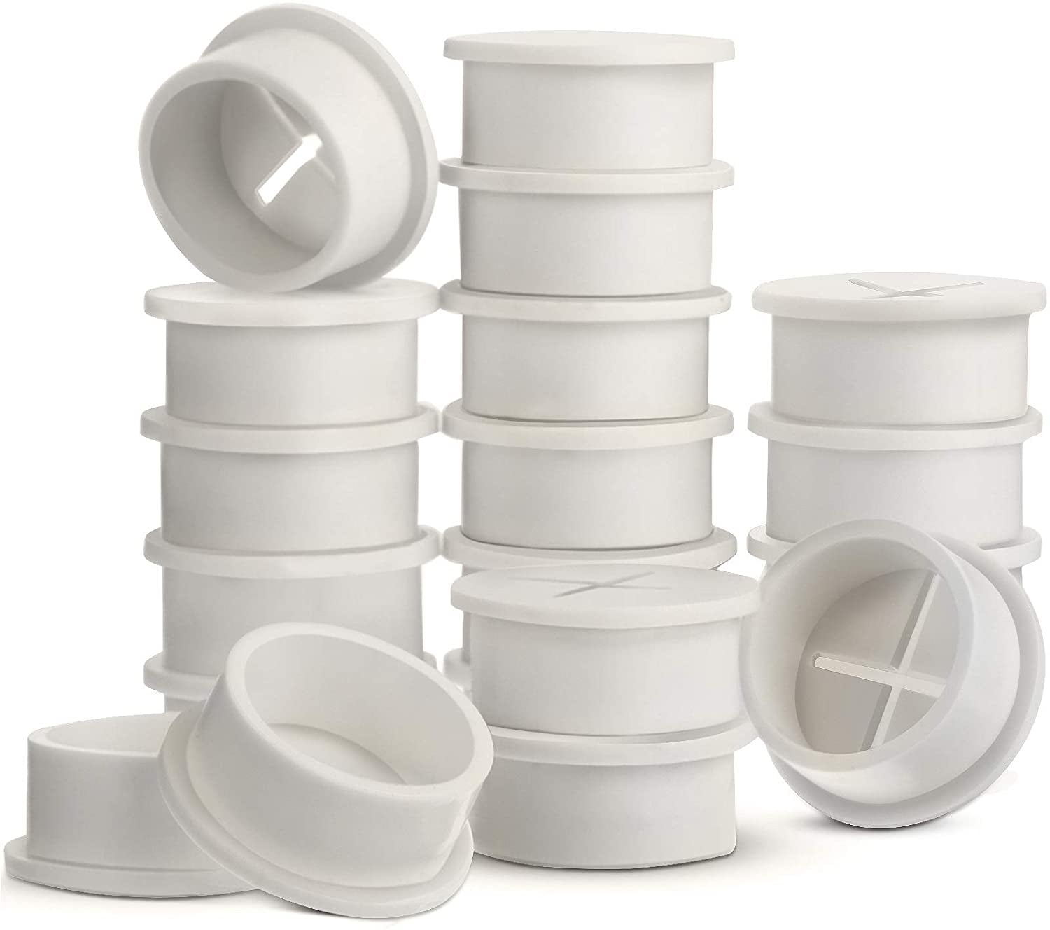 Silicone Desk Grommets Flexible Wire Organizer Grommets Cable Cord