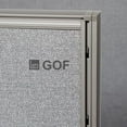 thumbnail image 3 of GOF 2 Person Workstation Cubicle (5.5’D x 12’W x 6’H) / Office Partition, Room Divider (72"H Cubicle Olny, Grey), 3 of 6
