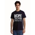 thumbnail image 4 of Men'S "No, Not Today" Humorous T-Shirt - 100% Cotton, Crew Neck, Short Sleeve, Distressed Print | Casual & Stylish for Casual Attire, Parties, Beach OutingsFamily T-Shirt, 4 of 7