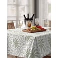 thumbnail image 6 of Palm Trees Table Cloth, Waterproof Tablecloth for Rectangle Tables, Summer Tropical Coconut Trees Plants Green Reusable Washable Fabric Table Cover for Restaurant Kitchen Dining Tables 60"x102", 6 of 9
