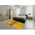 thumbnail image 4 of Ahgly Company Indoor Rectangle Patterned Deep Yellow Area Rugs, 5' x 7', 4 of 6