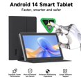 thumbnail image 5 of HOTTABLET Tablet 7 pulgadas Android 14.0 con funda protectora, 8 GB (4+4 GB expandidos) RAM+ 32 GB ROM, pantalla IPS, cámara dual, Bluetooth 5.0 WiFi Tab (negro), 5 of 5