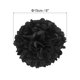thumbnail image 2 of Uxcell 6" Pompones de papel duraderos para decoración de fiestas de boda en negro, paquete de 10, 2 of 6