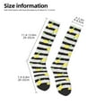 thumbnail image 2 of Naloa Lemon Thigh High Socks Extra Long Stretchy Sock Women Over Knee High Opaque Stocking Daily Wear, 2 of 6