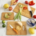 thumbnail image 3 of Totally Bamboo 3-Piece Bamboo Wood Cutting Board Set for Kitchen, 3 Assorted Sizes, 3 of 8