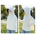 thumbnail image 5 of Taqqpue Kids Zip-Up Long Sleeve Hoodie Girls Boys Sun Protection Shirts Hiking Running Athletic Shirt Lightweight Summer Sunscreen Coat Jacket 5-15Y, 5 of 5