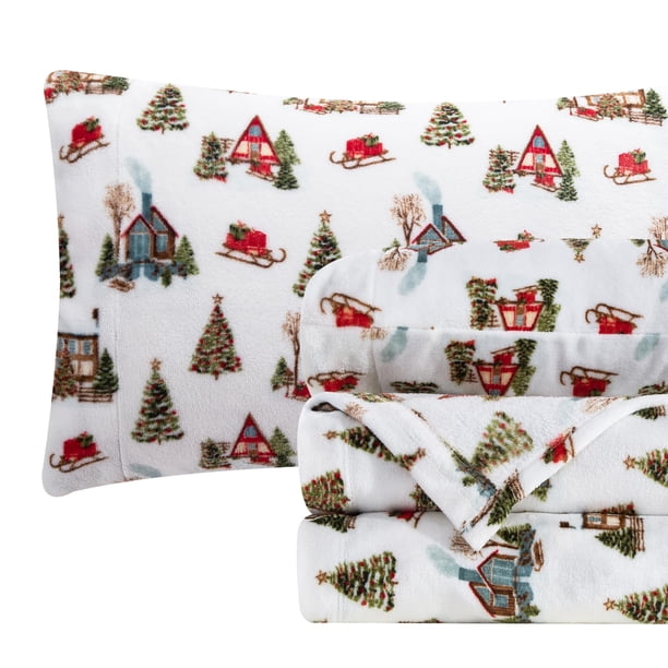 Juego de sábanas Elegant Comfort, de franela de terciopelo lujosamente suave, completo