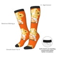 thumbnail image 5 of Picia Women Crew Soft Moisture-wicking Socks Sunflower Gnomes 3 Pattern Design Cotton Socks, One Size fit All, 5 of 9