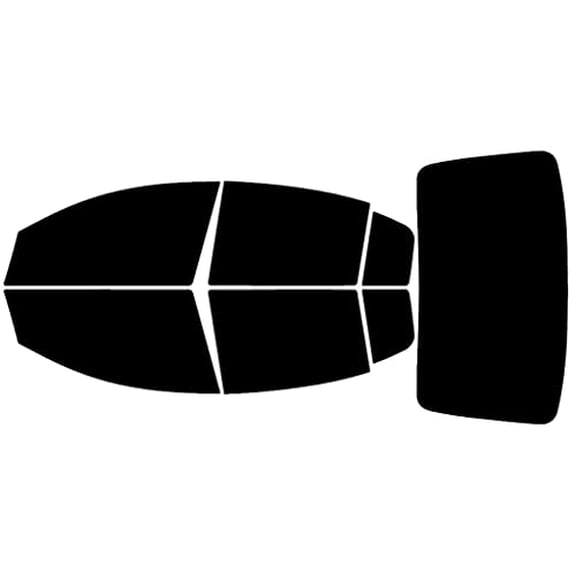 Rvinyl Window Tint Kit Compatible with Saturn Ion 2003-2007 (Sedan) - Complete Precut Kit - 5%