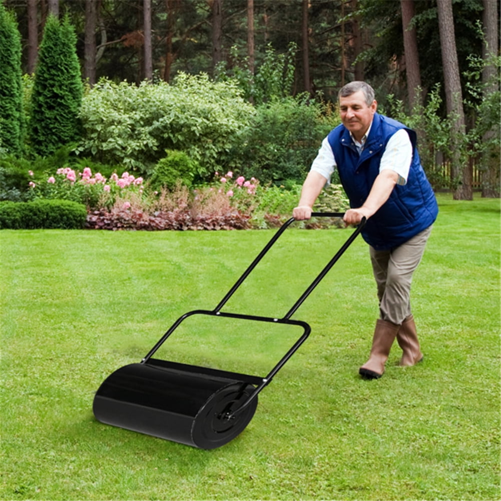 Water filled grass roller deals