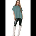 thumbnail image 2 of Suéter Holgado de Corta con Hombros Caídos para Mujer, Color Azul, Talla S, 2 of 9